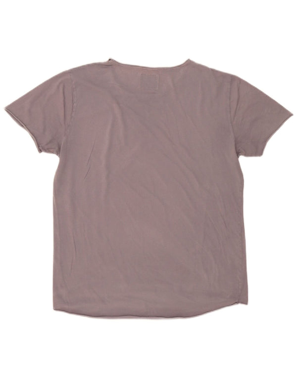 Marlboro Classics Mens Graphic T-Shirt Top Large Grey