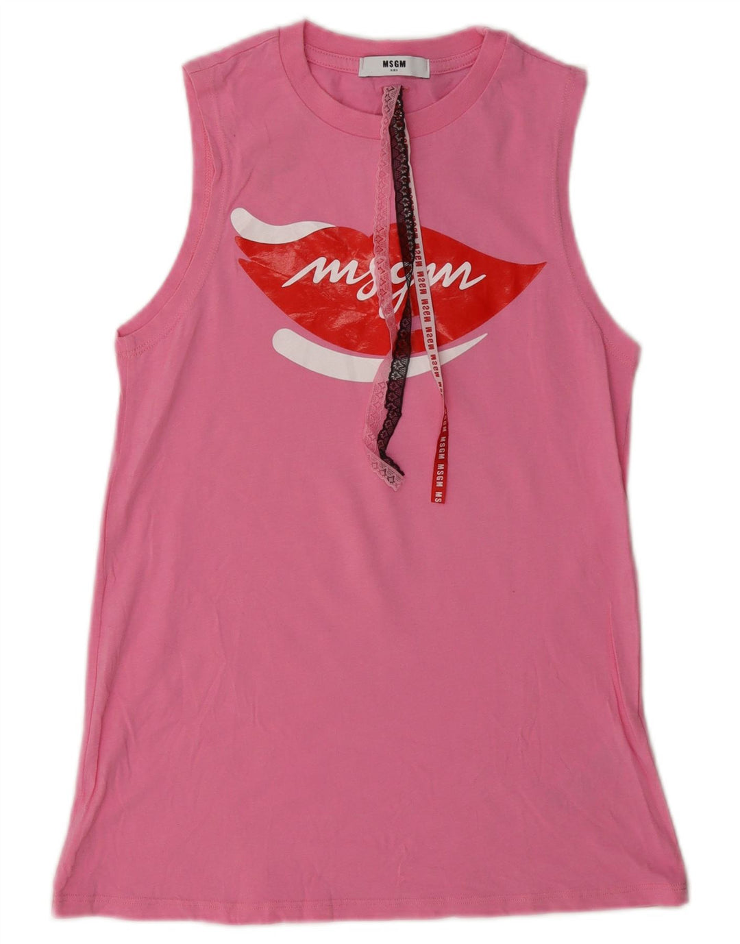 MSGM Fete Graphic Vest Top 13-14 Ani Roz Bumbac