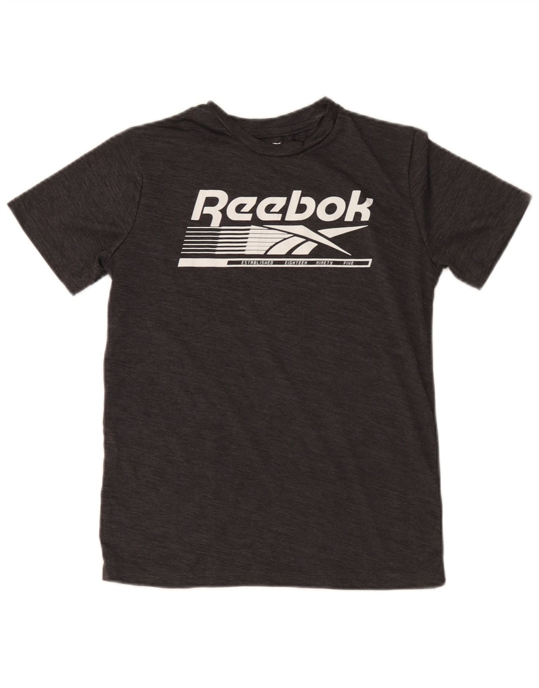 Tricou grafic pentru băieți Reebok Top 10-11 ani Poliester gri mediu