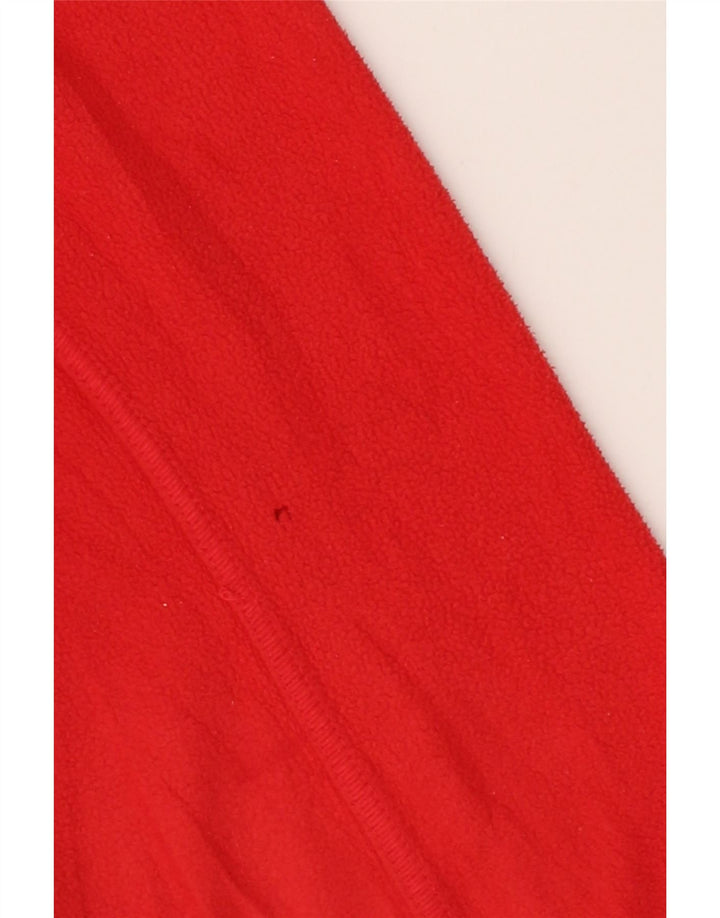 CHAMPION Womens Fleece Jacket UK 18 XL Red Polyester Vintage Champion and Second-Hand Champion from Messina Hembry 