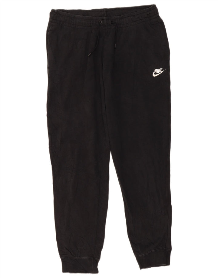Pantaloni de trening pentru femei NIKE Pantaloni de jogging UK 14 Bumbac mediu negru