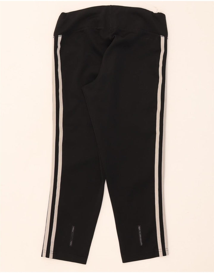 Leggings Adidas Aeroready Capri pentru femei UK 8/10 Poliester negru mic