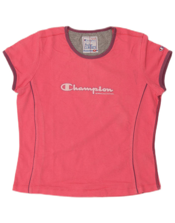 Tricou grafic Champion Heritage Classics pentru femei Top UK 12 Medium Pink