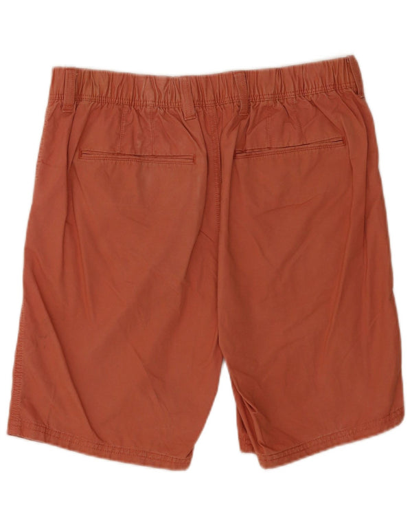 Pantaloni scurți chino pentru bărbați Marks & Spencer W34, bumbac mare portocaliu