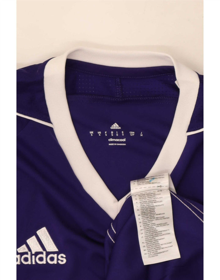 Tricou Adidas Climacool pentru bărbați Top mic din poliester violet