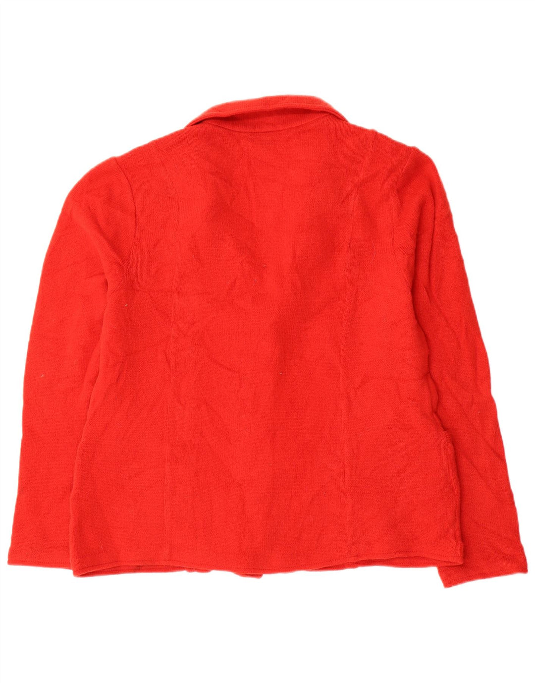 Pulover cardigan pentru femei Laura Ashley UK 16 Lână roșie mare