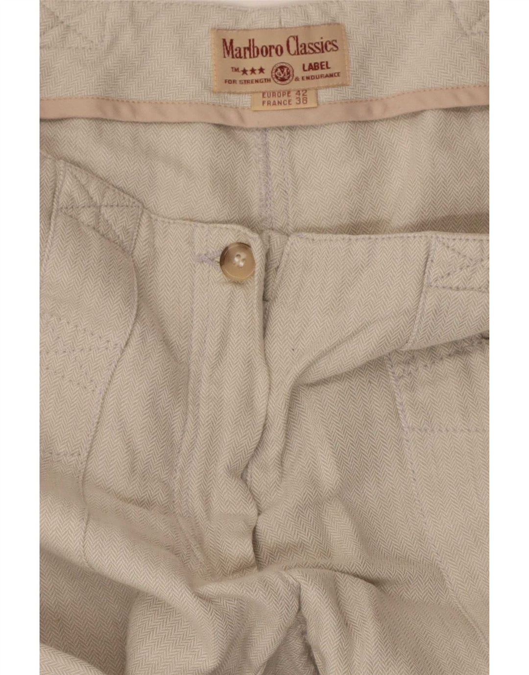 Pantaloni cargo pentru femei Marlboro Classics EU 42 Large W30 L30 Bej
