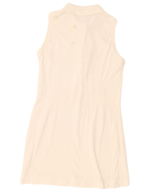 Rochie polo fără mâneci pentru femei Lacoste Mărimea 46 XL Albă