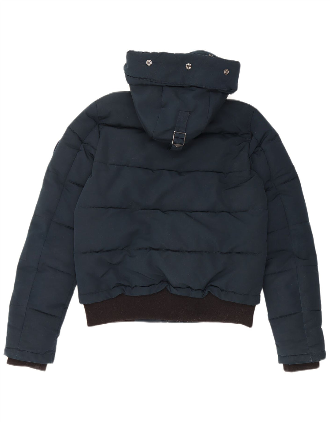Jachetă supradimensionată cu glugă Superdry pentru femei UK 10 Small Bleumarin