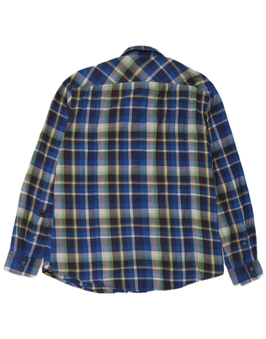 Cămașă pentru bărbați Esprit Flannel 2XL Blue Check Bumbac