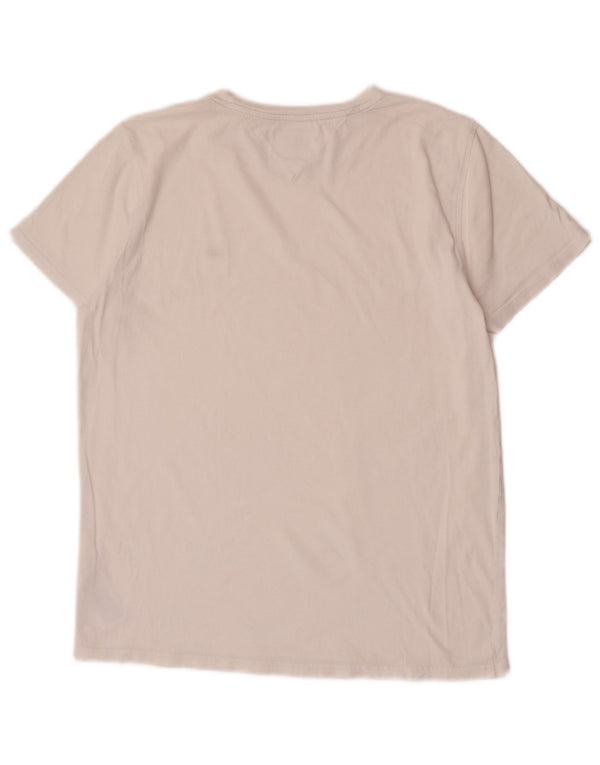 Tricou Tommy Hilfiger pentru femei Top UK 12 Medium White Bumbac