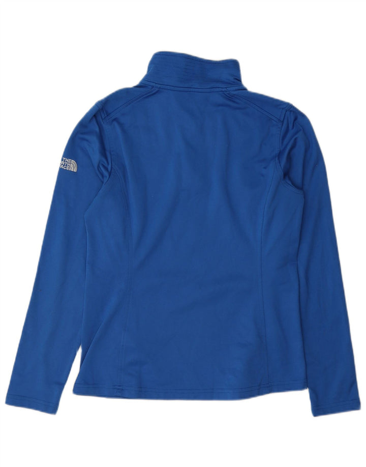 Top de trening The North Face pentru femei, cu fermoar și gât, cu pulover UK 10 Small Blue