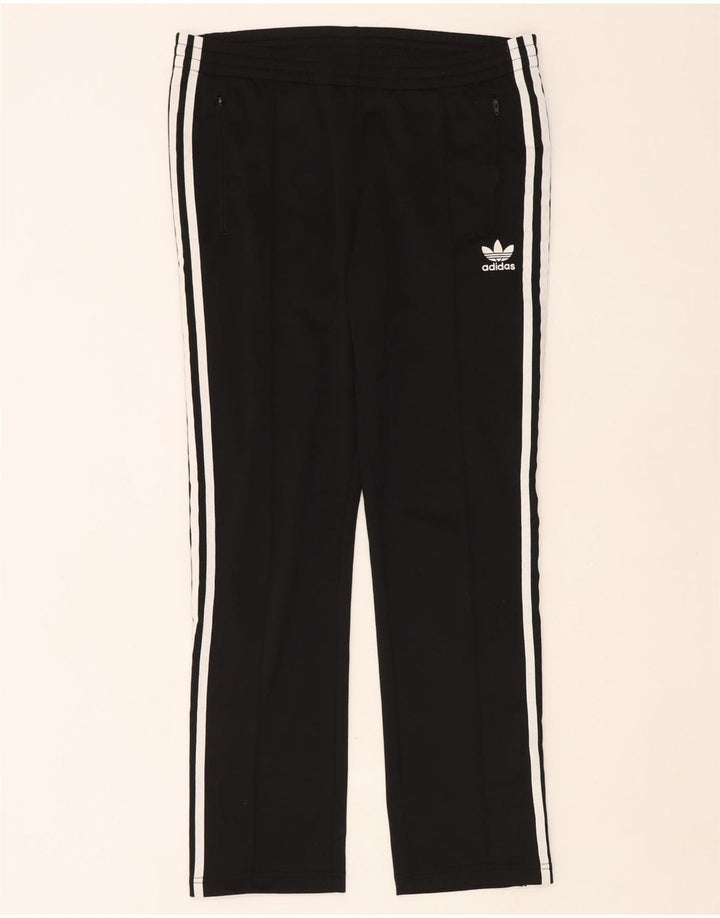 Pantaloni de trening Adidas pentru femei UK 14 Poliester negru mare