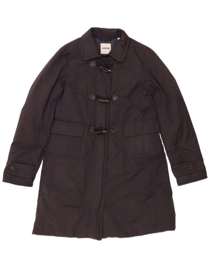 Aspesi Duffle Coat pentru femei UK 16 mare, poliester bleumarin