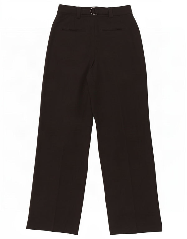 Marks & Spencer Pantaloni casual pentru femei cu talie înaltă UK 10 Small W29 L32 Negru