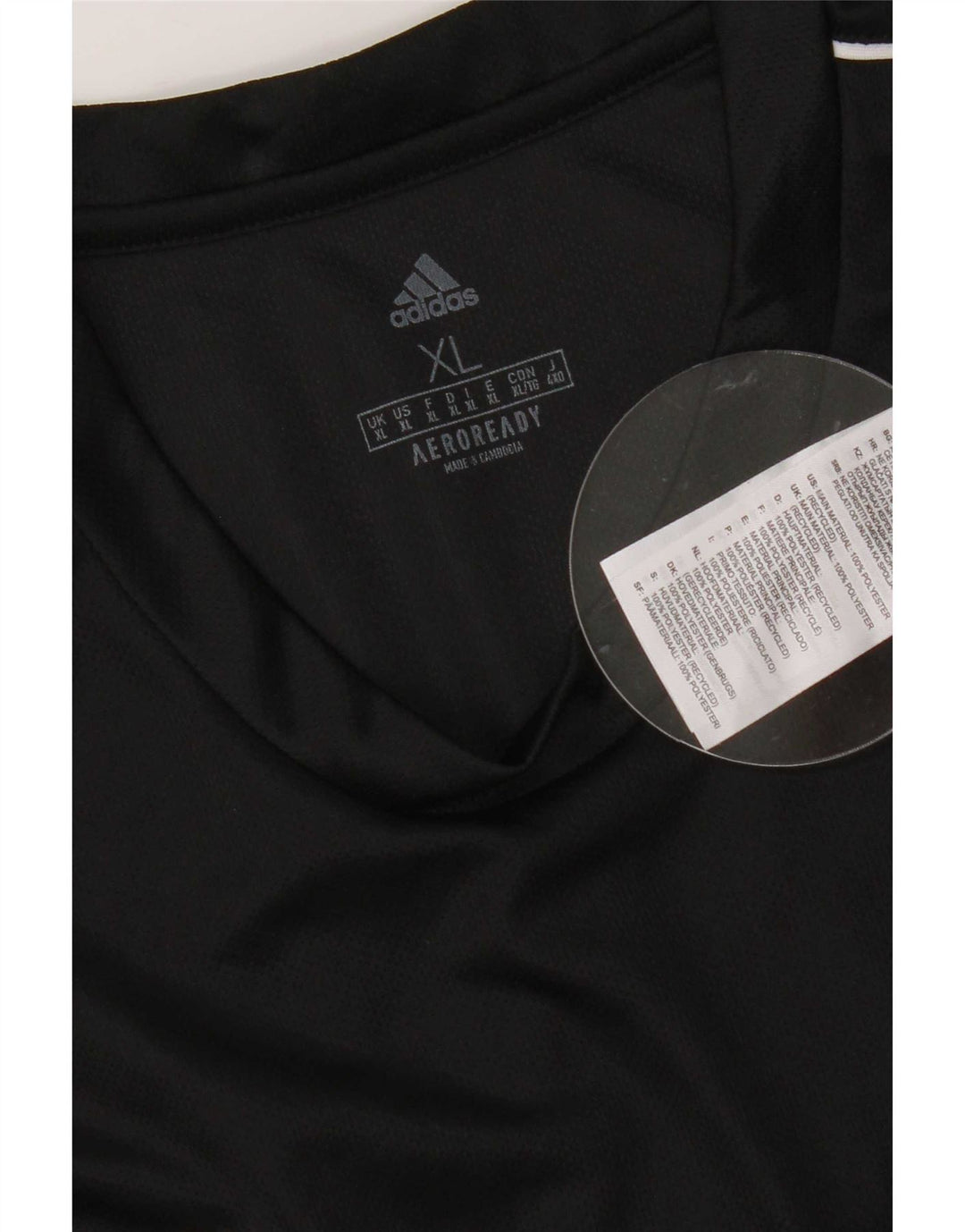 Tricou pentru bărbați Adidas Aeroready Top XL Poliester negru
