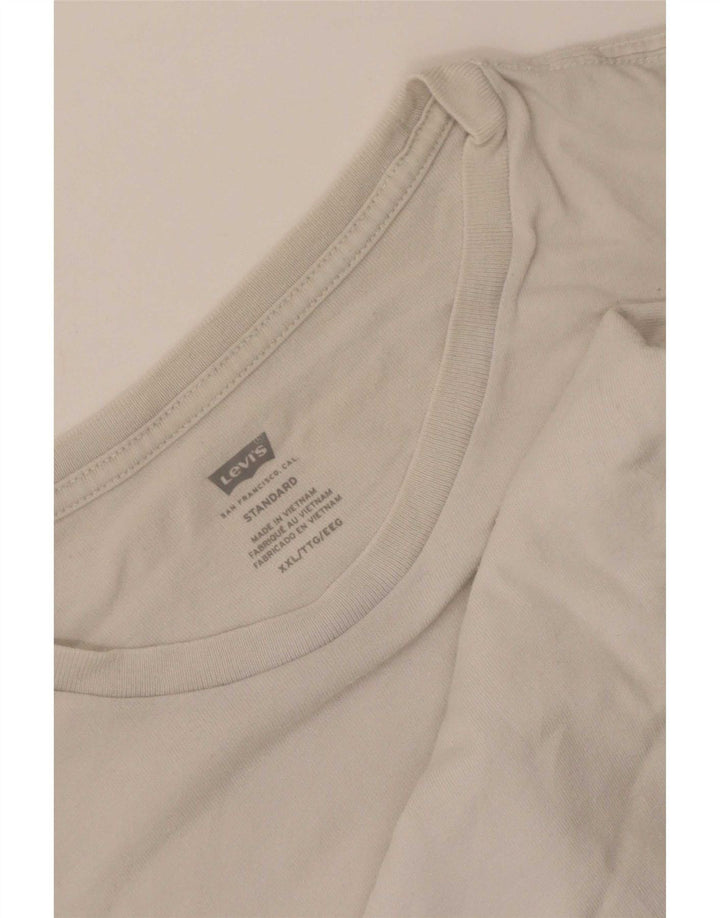 Tricou standard pentru bărbați Levi's Top 2XL Alb