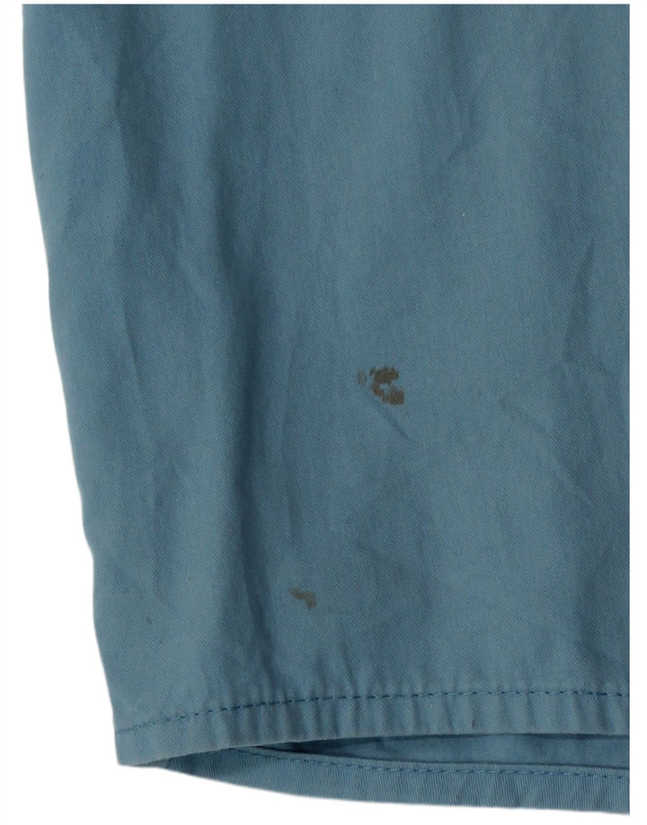 Cămașă cu mânecă scurtă pentru bărbați Wrangler, bumbac albastru XL
