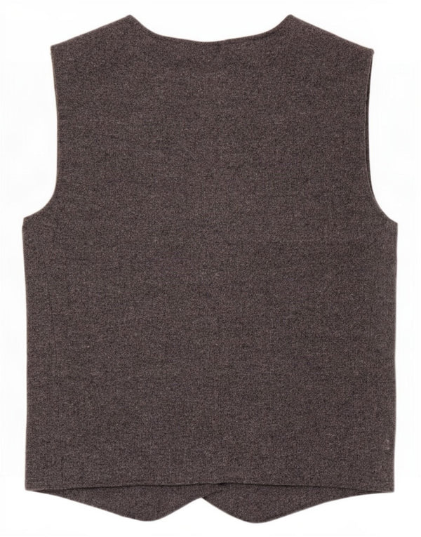 Vestă din tricot pentru femei Zara UK 12 Medium Gri Poliester
