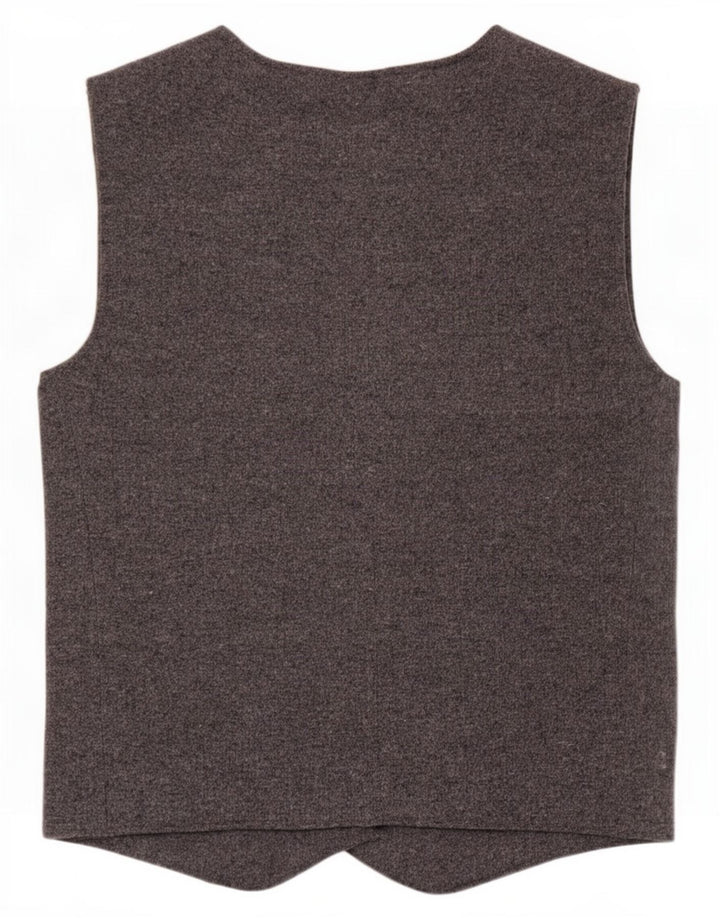 Vestă din tricot pentru femei Zara UK 12 Medium Gri Poliester