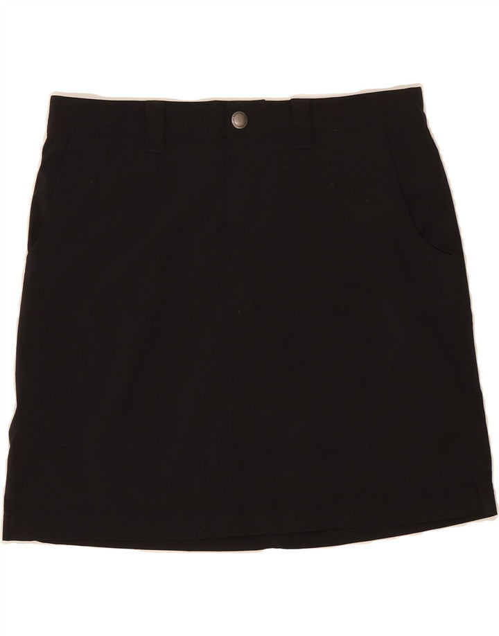 EDDIE BAUER Womens A-Line Skirt US 4 Small W32 Black Nylon Vintage Eddie Bauer and Second-Hand Eddie Bauer from Messina Hembry 