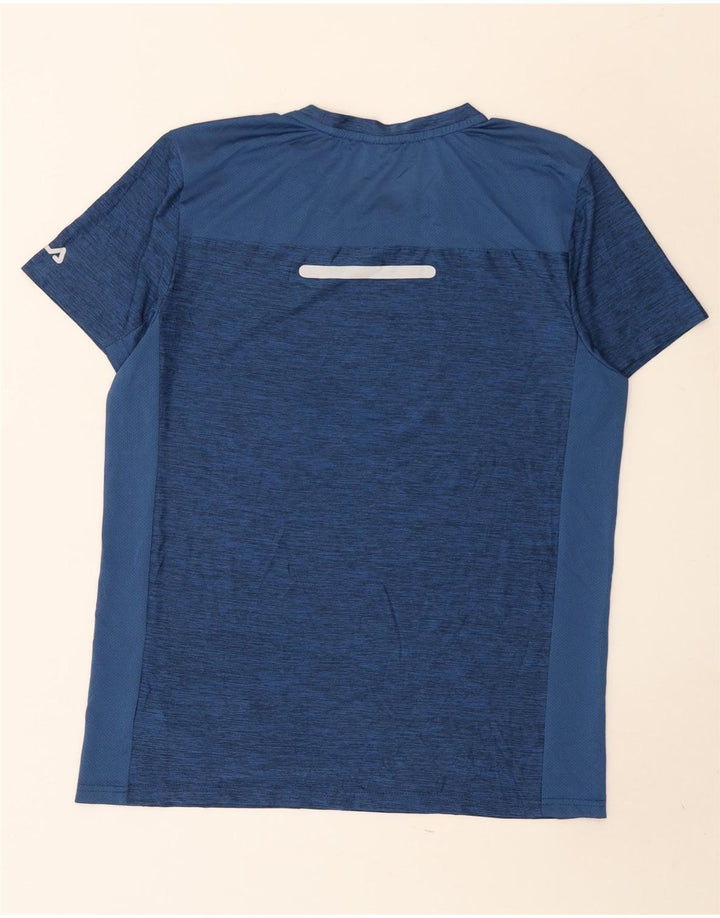 Tricou pentru bărbați Fila Top mic, albastru bleumarin, poliester cu pată