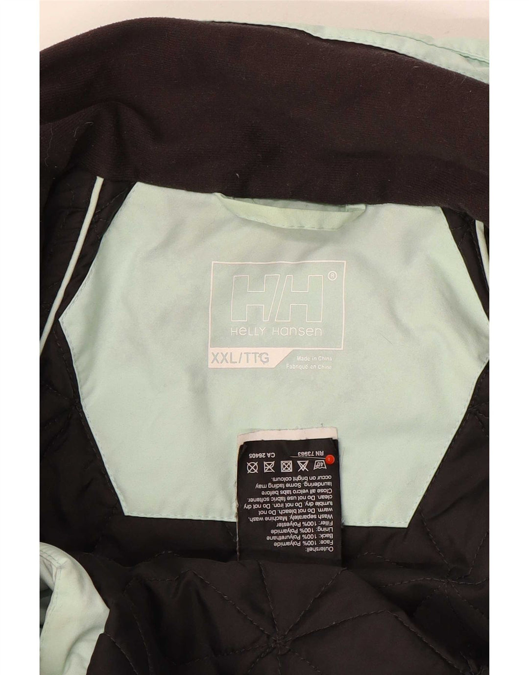 Jachetă de schi Helly Hansen pentru femei UK 20 2XL Turcoaz Poliamidă color bloc