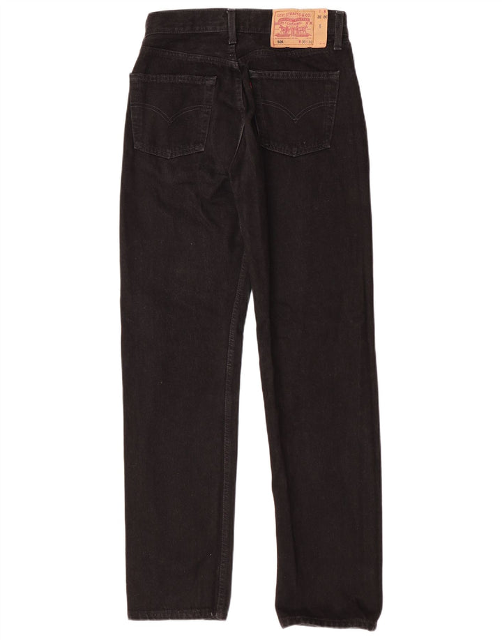Blugi drepti pentru bărbați Levi's 501 W30 L32 bumbac negru