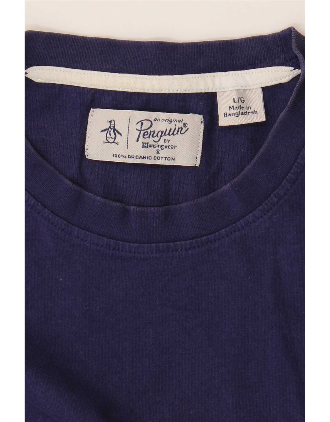 Tricou pentru bărbați Penguin Top mare din bumbac bleumarin