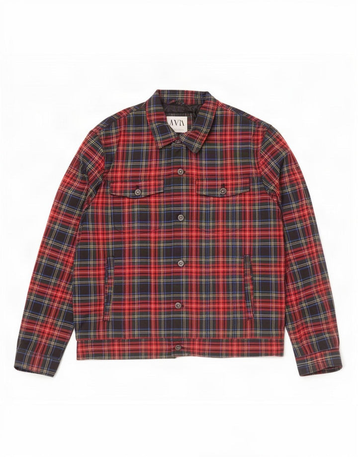 Bomber pentru bărbați Zara UK 40, mare, multicolor, poliester în carouri