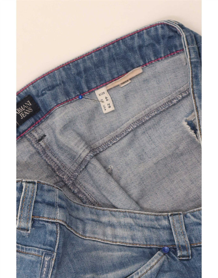 Blugi evazați pentru femei Armani W28 L27 Albastru