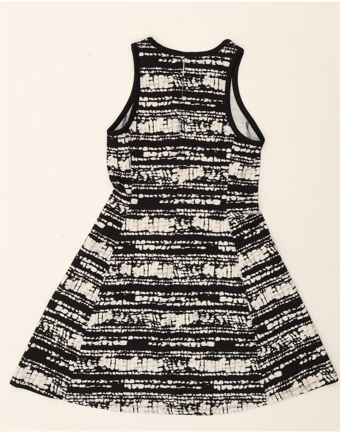 MOSSIMO Rochie A-Line fără mâneci pentru femei UK 10 Small Black Flecked