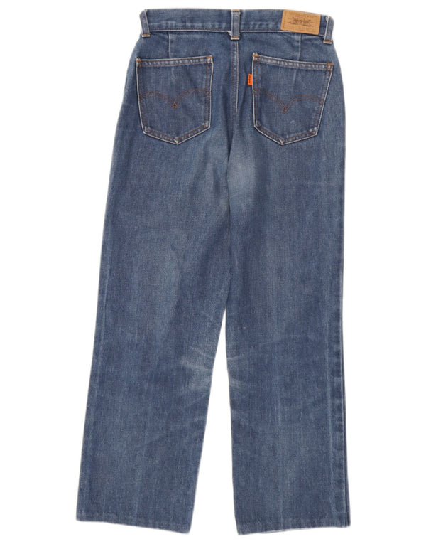 Blugi drepti pentru femei cu talie înaltă Levi's UK 12 Medium L26 L24 Albastru