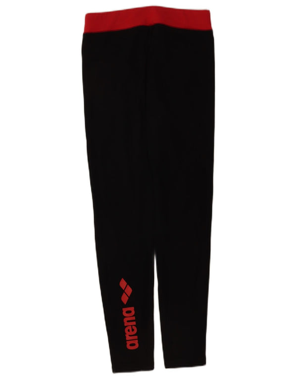 Leggings cu grafică pentru femei Arena UK 8, bumbac color bloc negru mic