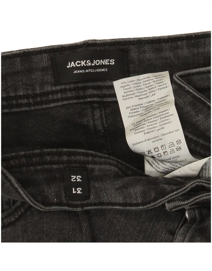 Blugi slim pentru bărbați Jack & Jones W31 L32 bumbac gri