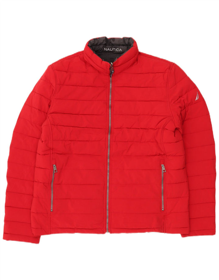 Jachetă căptușită reversibilă pentru bărbați NAUTICA UK 40 Camuflaj negru mare