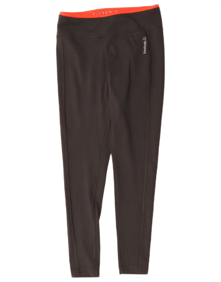 Leggings pentru femei Reebok UK 12/14 Medium Gri Poliester