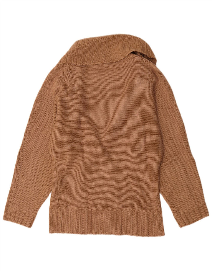Pulover cardigan pentru femei Zara UK 14 Maro Mediu