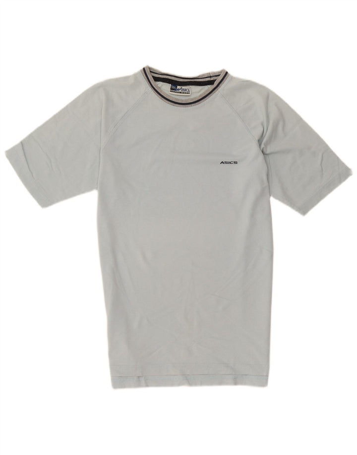 Tricou Asics pentru bărbați Top mic din bumbac cu dungi albastre