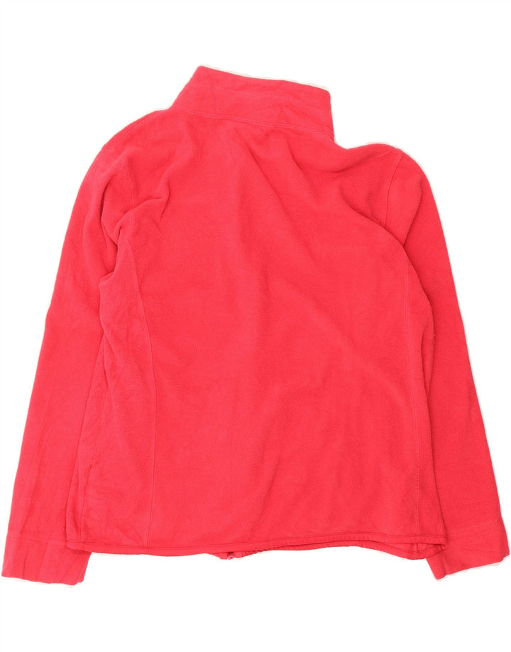 IZOD Womens Fleece Jacket UK 18 XL Red Polyester Vintage Izod and Second-Hand Izod from Messina Hembry 