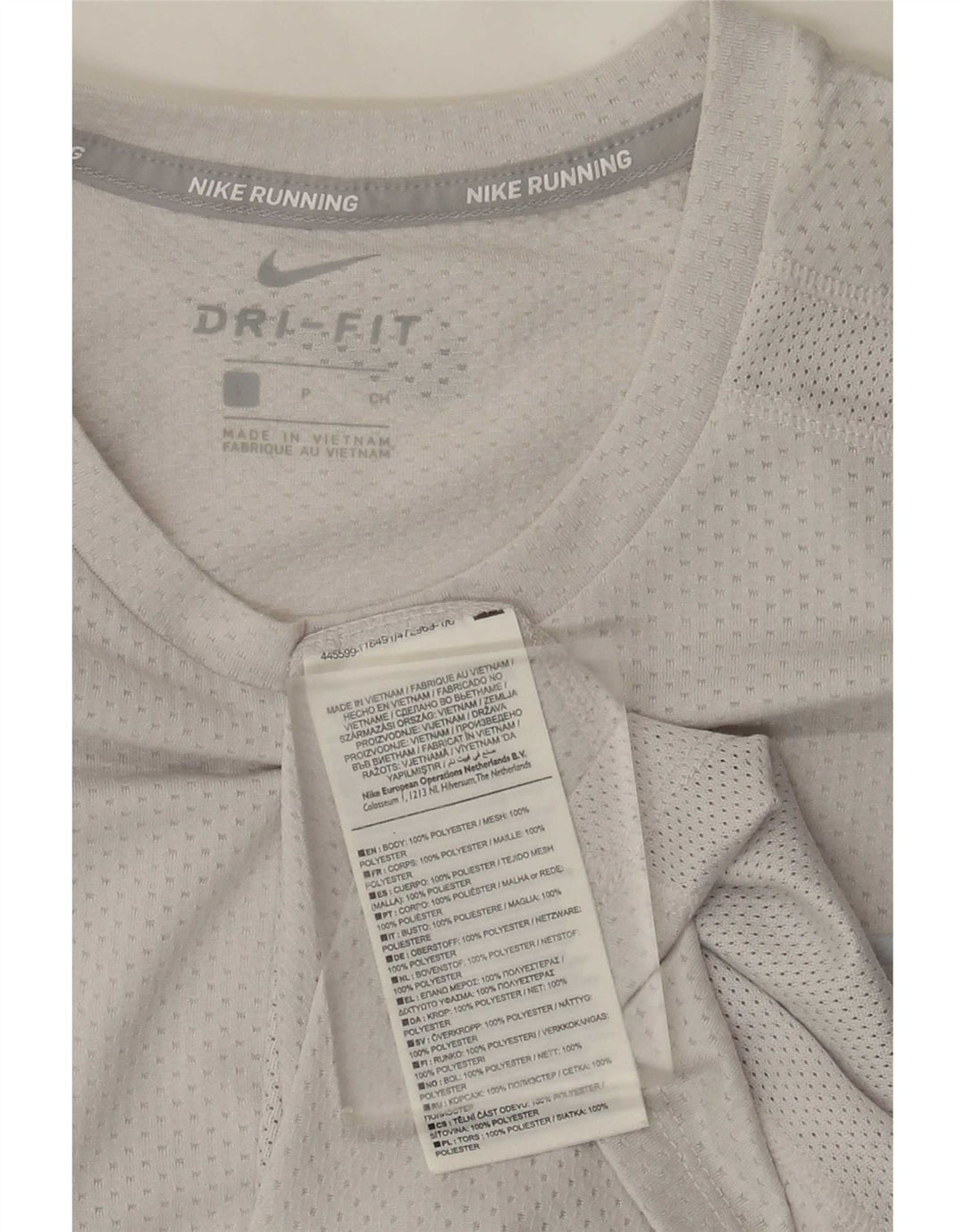 Tricou Nike Dri Fit pentru bărbați Top mic, gri, poliester