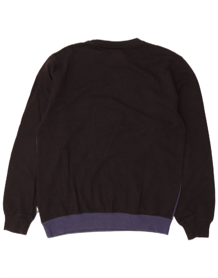 Pulover Vans pentru bărbați, mic, negru, color block, bumbac