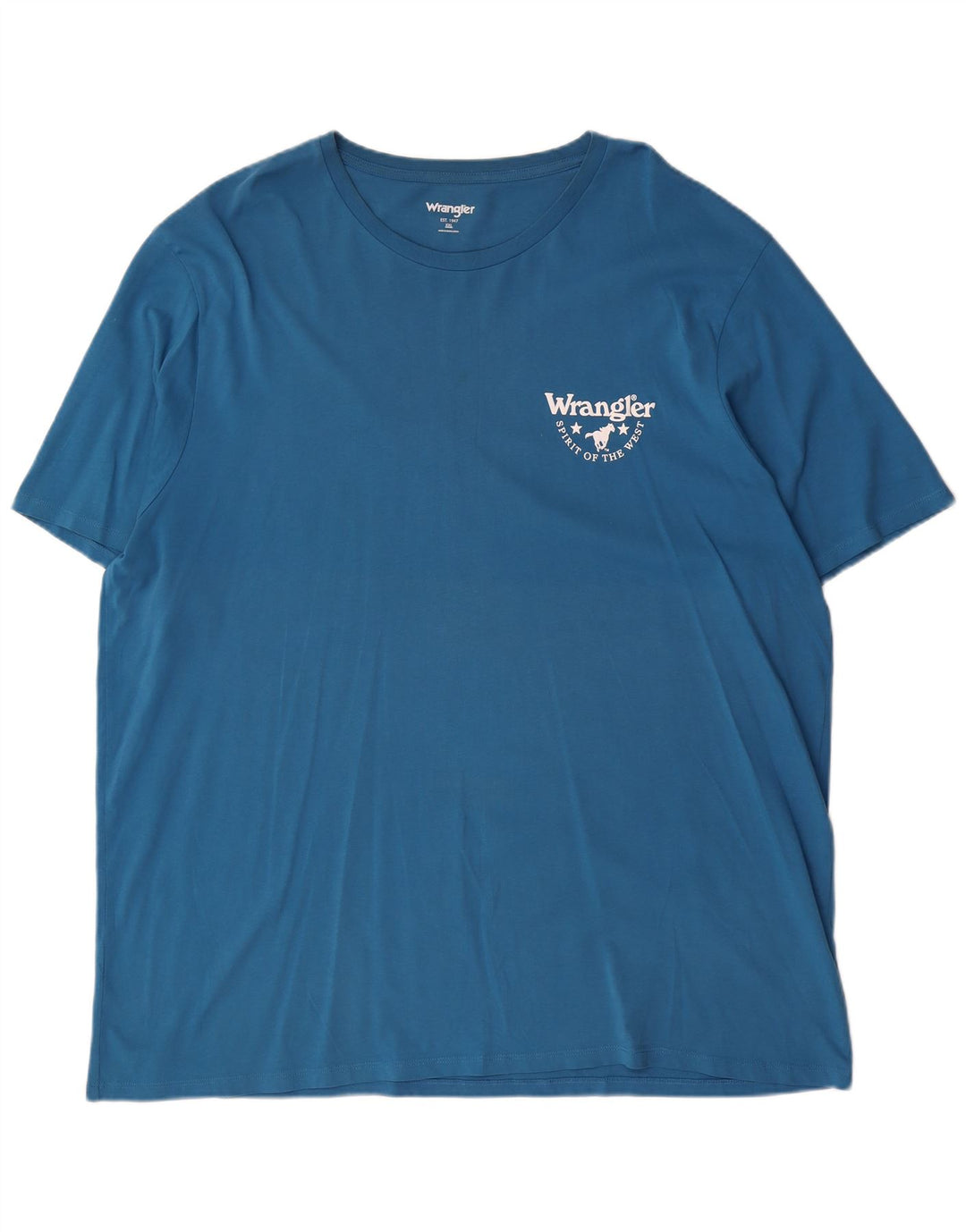 Tricou Bărbați Wrangler Top 2XL Bumbac Albastru