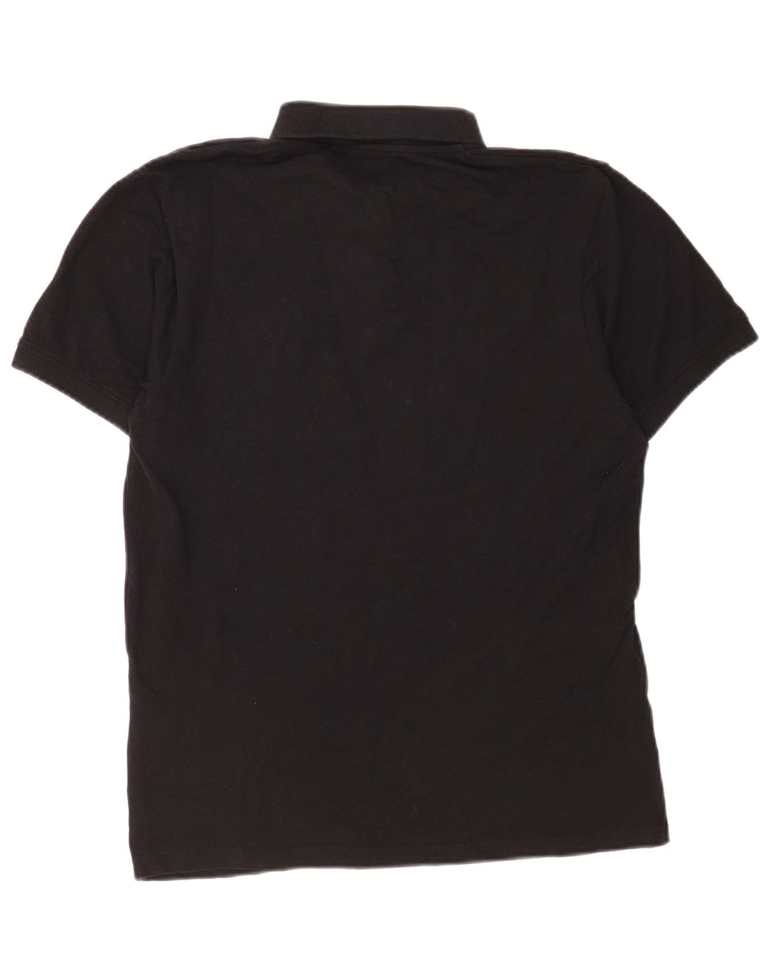 Tricou polo pentru bărbați Russell Athletic, bumbac negru mare