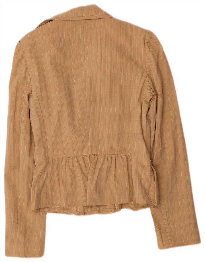 LUISA SPAGNOLI Jachetă Blazer pentru femei IT 40 Mic Bej Pinstripe