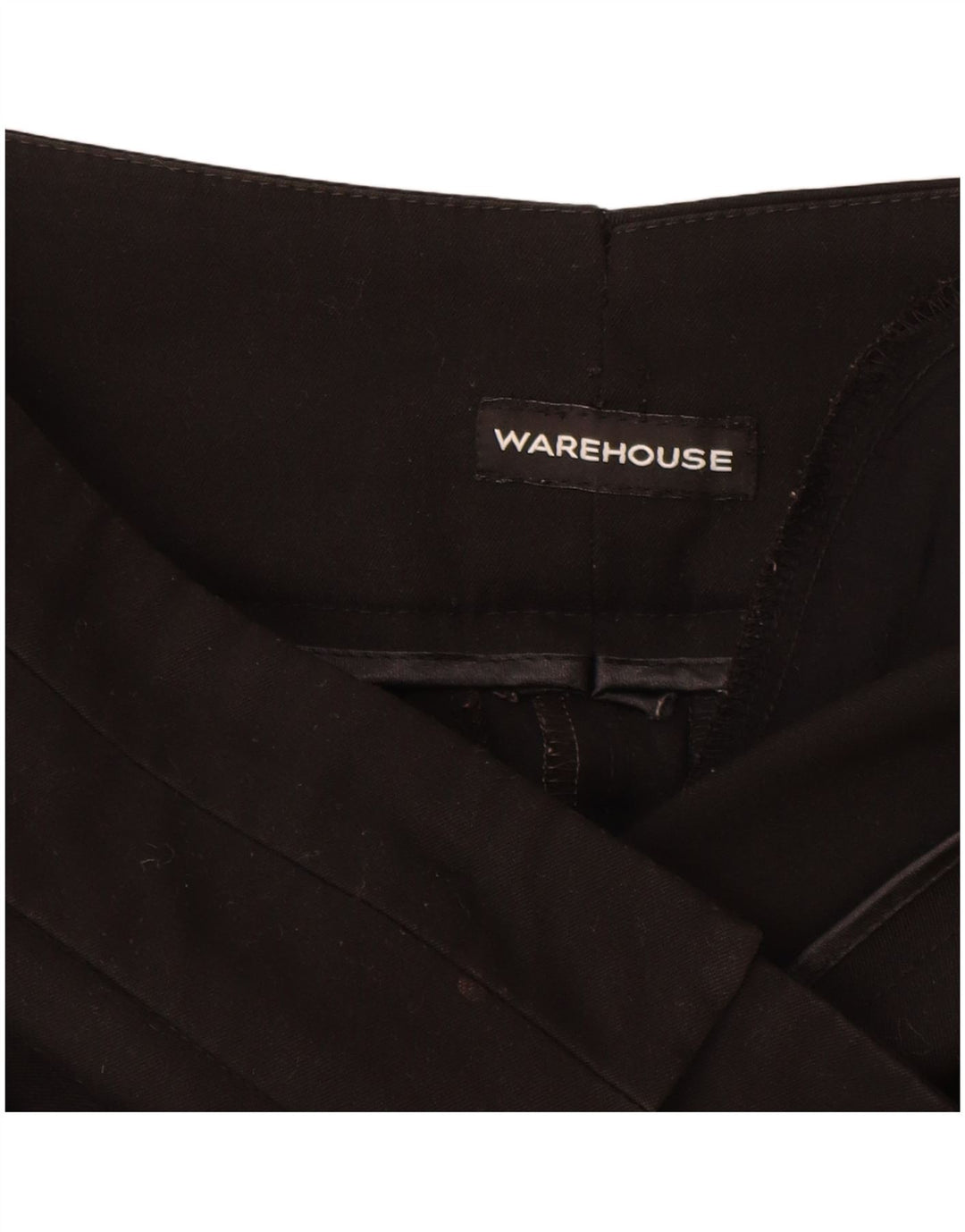 Pantaloni casual pentru femei Warehouse UK 10 Small W28 L30 Poliester negru