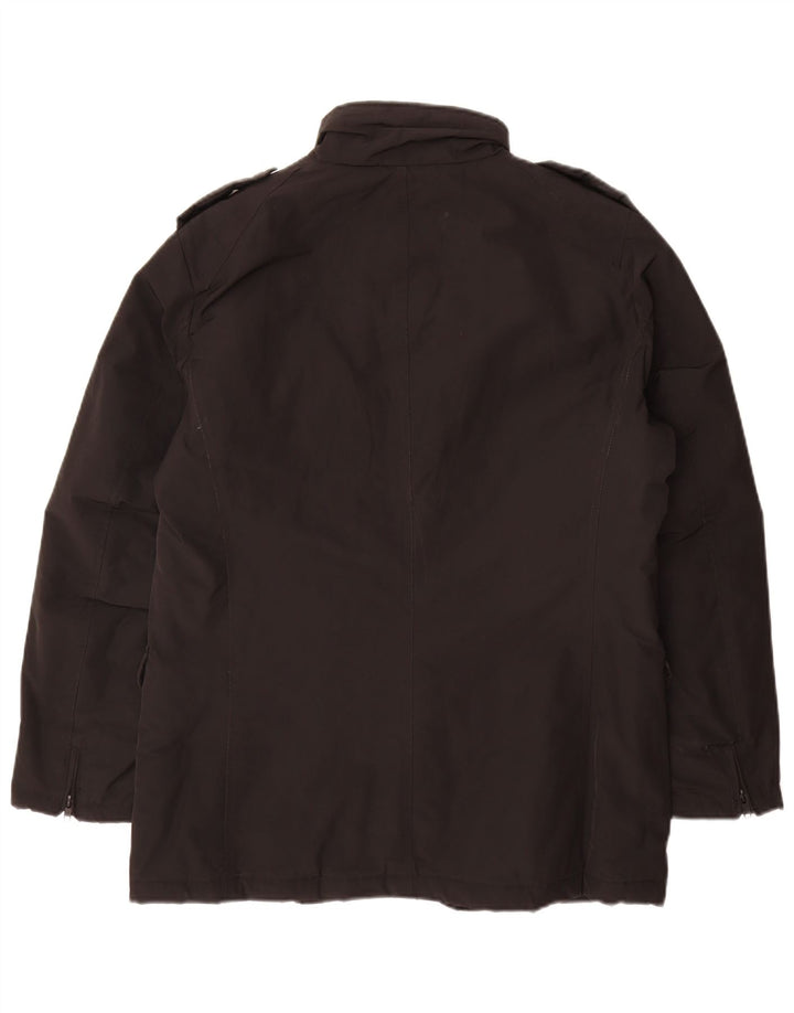 Jachetă militară căptușită Bomboogie pentru bărbați UK 42 XL Poliester negru