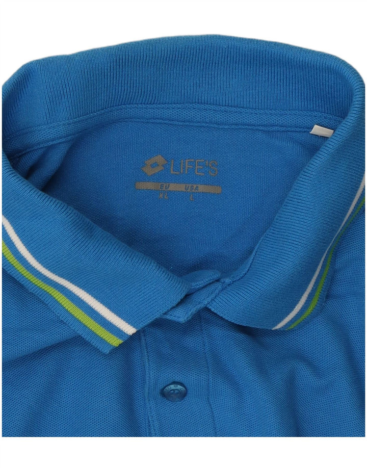 Tricou polo pentru bărbați Lotto, mare, albastru