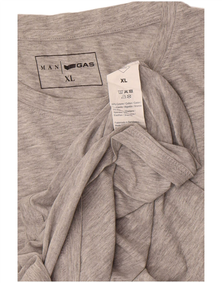Tricou Gas barbati Top XL bumbac gri