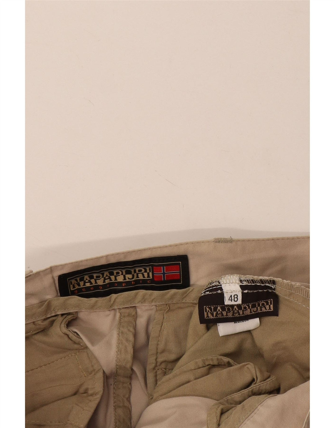 Pantaloni scurți cargo Napapijri pentru bărbați IT 48 Medium W30 Bej Bumbac